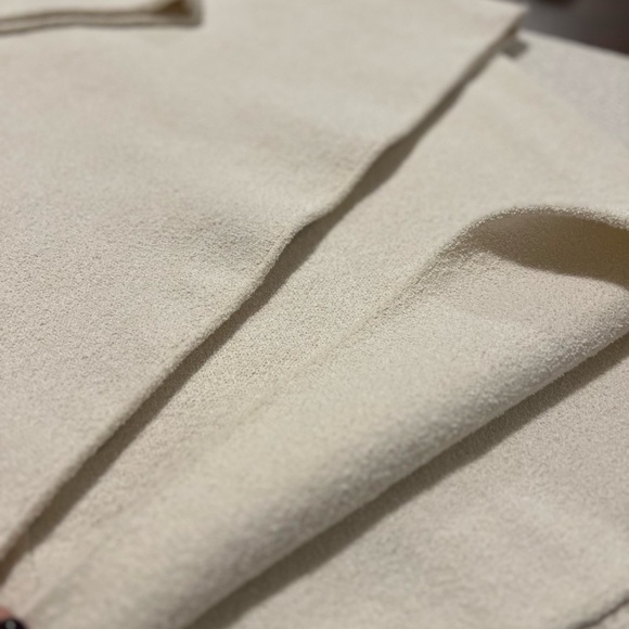 Zara Matching Set Cream Knit Top Skirt 2 Pc Outfit Minimalist Chic Cozy Lounge - Picture 11 of 15